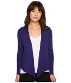 Nic+zoe Four-way Cardy Heavier Weight (electric Blue) Women's Sweater