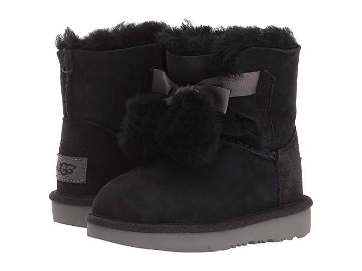 Ugg Kids Gita (toddler/little Kid) (black) Girls Shoes