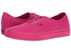 Vans Authentictm ((mono) Rose Red) Skate Shoes