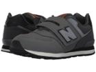 New Balance Kids Kv574v1 (little Kid/big Kid) (grey/black) Boys Shoes