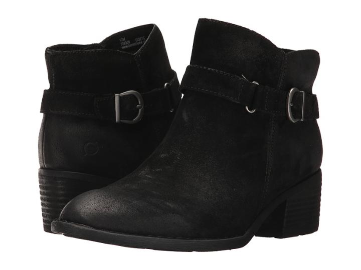 Born Adia (black Distressed) Women's Boots