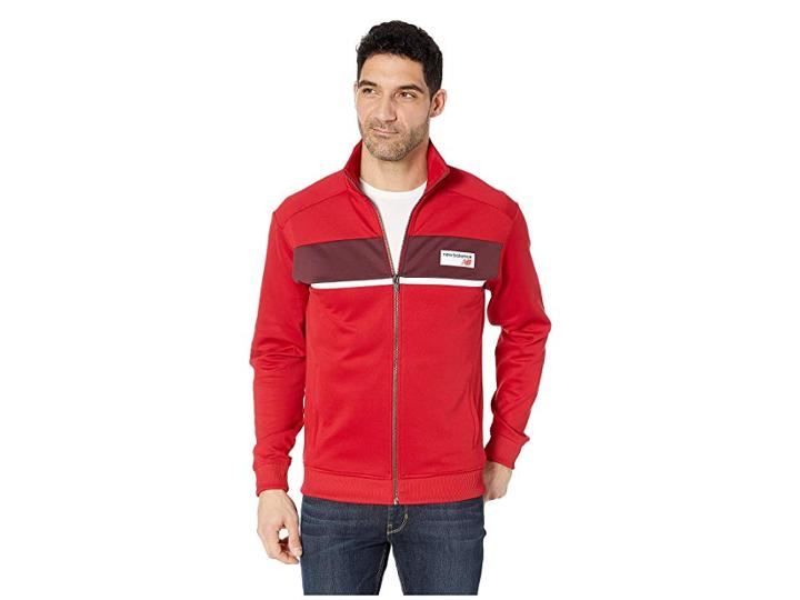 New Balance Nb Athletics Track Jacket (chili Pepper) Men's Coat
