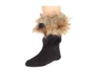 Hunter Kids Faux Fur Cuff Boot Sock (toddler/little Kid/big Kid) (tawny) Girls Shoes