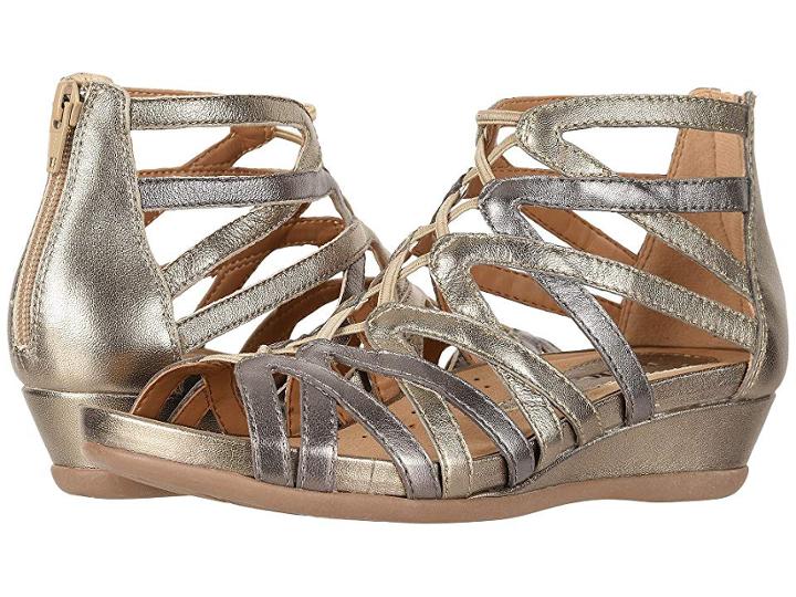 Earth Juno (gunmetal Metallic Tumbled Leather) Women's  Shoes