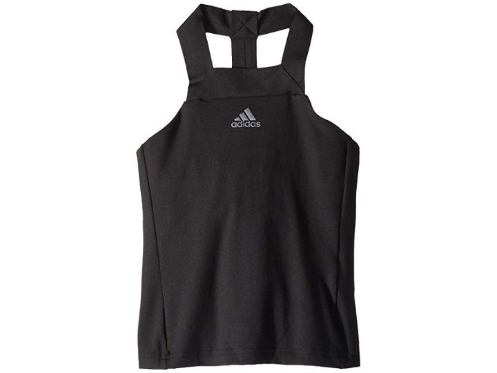 Adidas Kids Tennis Barricade Tank Top (little Kids/big Kids) (black) Girl's Sleeveless