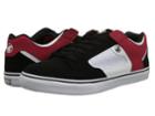 Dvs Shoe Company Militia Ct (black/white/red Leather) Men's Skate Shoes