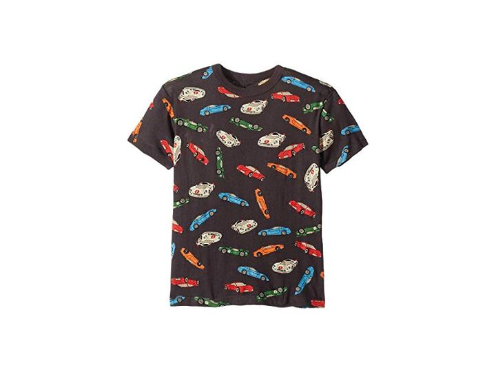 Chaser Kids Extra Soft Cotton Traffic Jam Short Sleeve Tee (little Kids/big Kids) (vintage Black) Boy's T Shirt