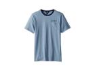 Volcom Kids Point Place Crew Tee (big Kids) (indigo) Boy's T Shirt