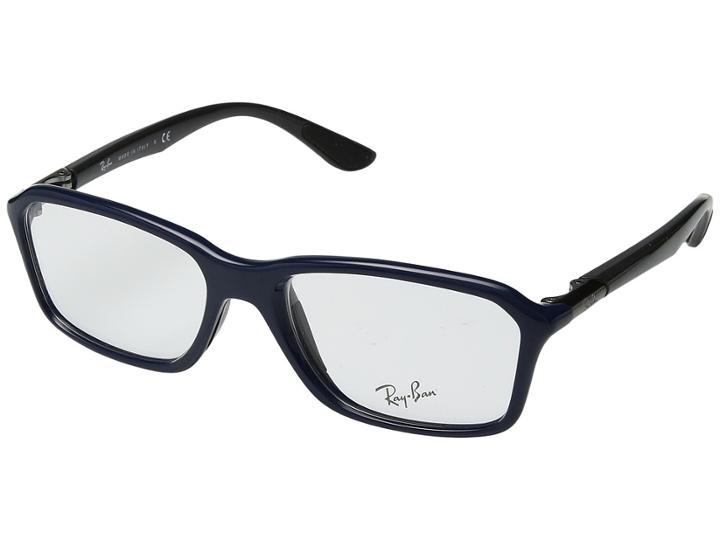 Ray-ban 0rx8952 (shiny Blue) Fashion Sunglasses