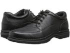Rockport World Tour Elite Encounter (black Tumbled Leather) Men's Lace Up Casual Shoes