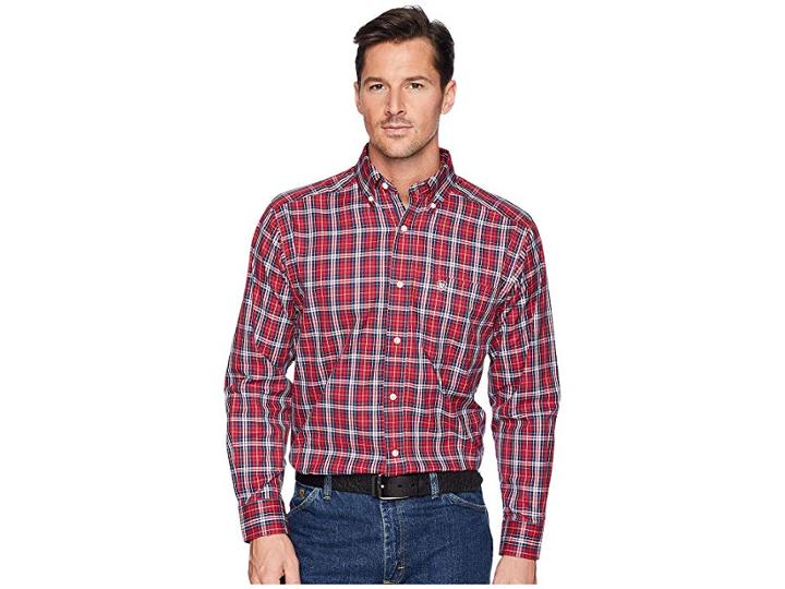 Ariat Safrin Shirt (scooter) Men's Long Sleeve Button Up