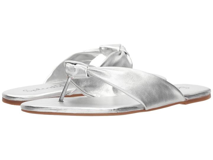 Splendid Bridgette (silver Metallic Leather) Women's Sandals