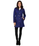 Michael Michael Kors Single-breasted Belted Trench M721911l74 (sapphire) Women's Coat