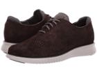 Cole Haan 2.zerogrand Laser Wing Oxford (black Walnut Nubuck/magnet/dove) Men's Lace Up Casual Shoes