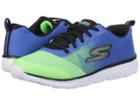 Skechers Kids Go Run 400 (little Kid/big Kid) (blue/lime) Boy's Shoes