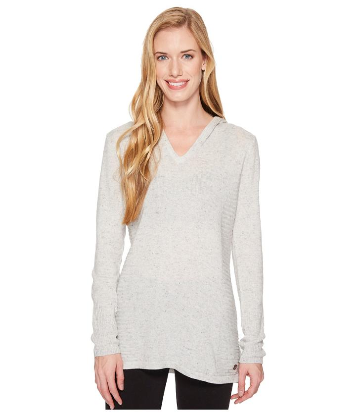 Royal Robbins Highlands Hoodie (slate Heather) Women's Sweatshirt