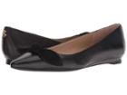 Lauren Ralph Lauren Amarinda (black/black Super Soft Leather/kid Suede) Women's Flat Shoes