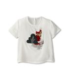 Dolce & Gabbana Short Sleeve Graphic T-shirt (toddler/little Kids) (natural White) Women's T Shirt