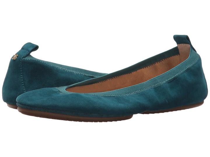 Yosi Samra Samara Flat (deep Teal) Women's Flat Shoes