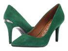 Calvin Klein Gayle Pump (grass Green Kid Suede) High Heels