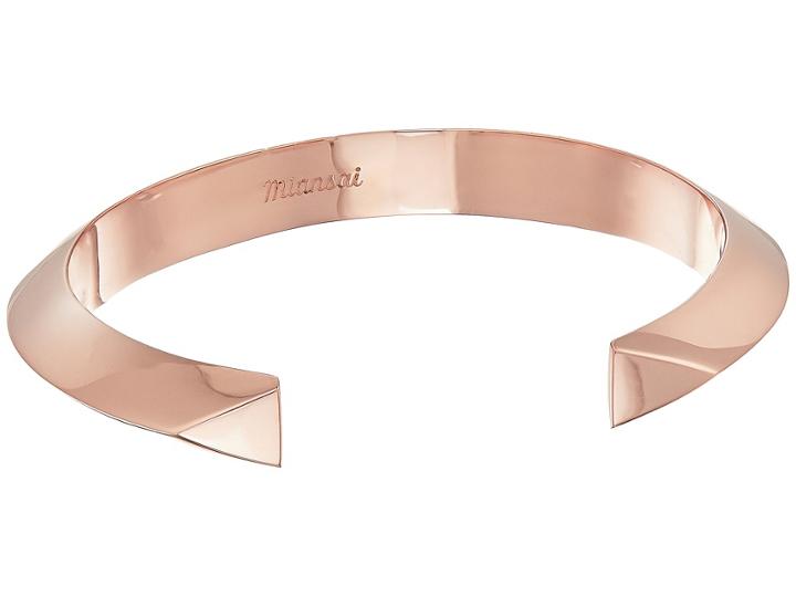 Miansai Bell Cuff Bracelet (polished Rose) Bracelet