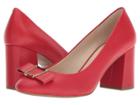Cole Haan Emory Bow Pump (barbados Cherry Leather) Women's Shoes