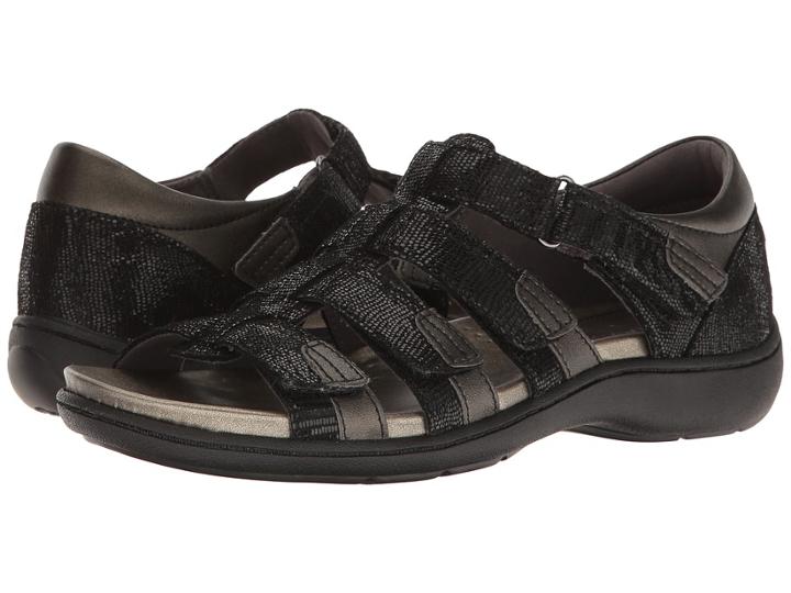 Aravon Bromly Gladiator (black) Women's Sandals
