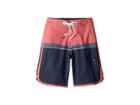 Vissla Kids Dredges 4-way Stretch Boardshorts 17 (big Kids) (plumeria) Boy's Swimwear