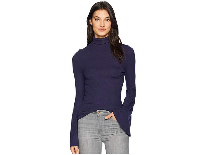 Paige Kenzie Turtleneck (rich Navy) Women's Clothing