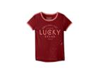 Lucky Brand Kids Eliosa Tee (little Kids) (biking Red) Girl's T Shirt