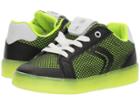 Geox Kids Kommodorba 3 (little Kid/big Kid) (black/lime) Boy's Shoes