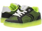 Geox Kids Kommodorba 3 (little Kid/big Kid) (black/lime) Boy's Shoes