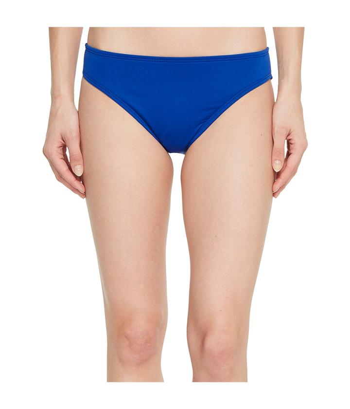 La Blanca Island Goddess Solid Hipster Bottom (apollo Blue) Women's Swimwear