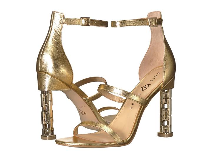 Katy Perry The Villan (gold Metallic Leather) Women's Shoes