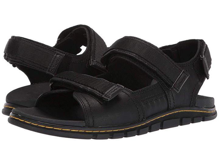 Dr. Martens Athens Sandal (black Carpathian/webbing) Sandals