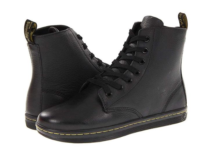 Dr. Martens Leyton 7-eye Boot (black) Women's Lace-up Boots