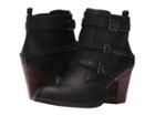 Nine West Fitz (black Leather) Women's Zip Boots