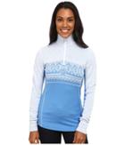 Dale Of Norway Rondane Feminine (sky Blue/white Mel) Women's Sweater