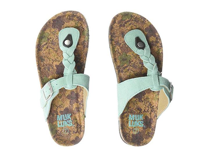 Muk Luks Zoe (mint) Women's Sandals