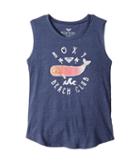 Roxy Kids Roxy Beach Club Muscle Tank Top (big Kids) (deep Cobalt) Girl's Sleeveless