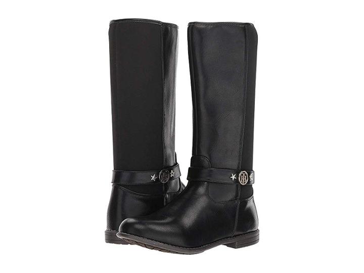 Tommy Hilfiger Kids Andrea Bootstrap (little Kid/big Kid) (black) Girl's Shoes