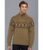 Exofficio Cafenisto 1/4 Zip Jacquard Sweater (walnut) Men's Sweater