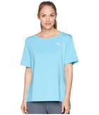 Puma Transition Tee (aquarius) Women's Short Sleeve Pullover