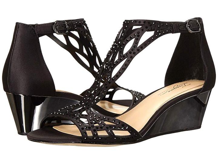 Vince Camuto Jalen (black Semi Matte Satin) Women's Shoes