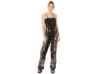Angie Stretch Top Jumpsuit W/ Front Tie And Pockets (black) Women's Jumpsuit & Rompers One Piece