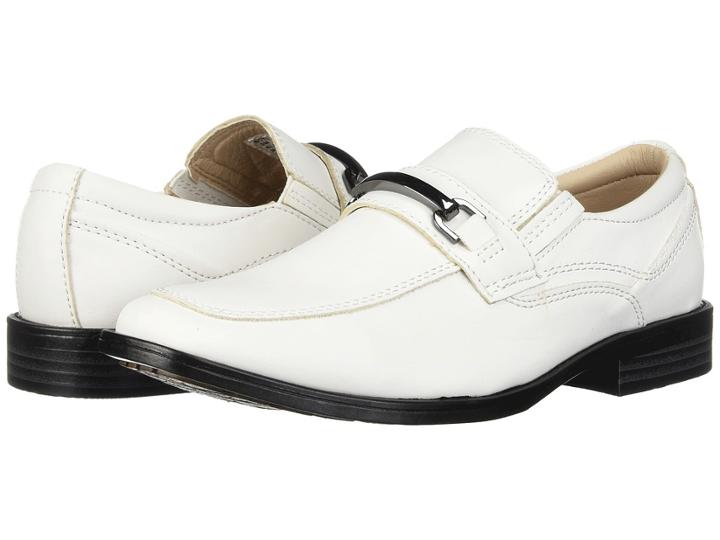 Stacy Adams Kids Carver (little Kid/big Kid) (white) Boy's Shoes