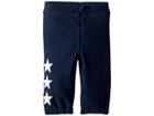 Polo Ralph Lauren Kids Jersey Capri Jogger Pants (toddler) (summer Navy) Girl's Casual Pants