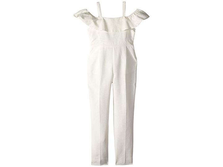 Bardot Junior Elle Jumpsuit (big Kids) (ivory) Girl's Jumpsuit & Rompers One Piece