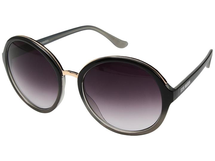 Steve Madden Mimi (black/smoke Gradient Lens) Fashion Sunglasses
