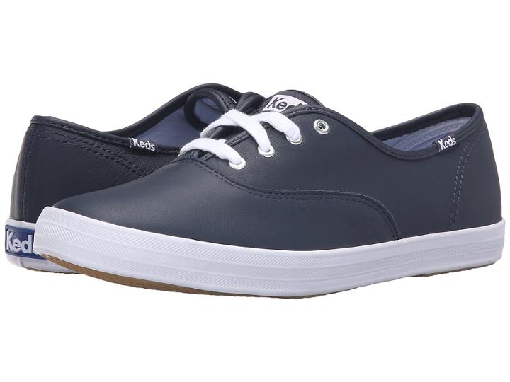 Keds Champion-leather Cvo (navy) Women's Lace Up Casual Shoes